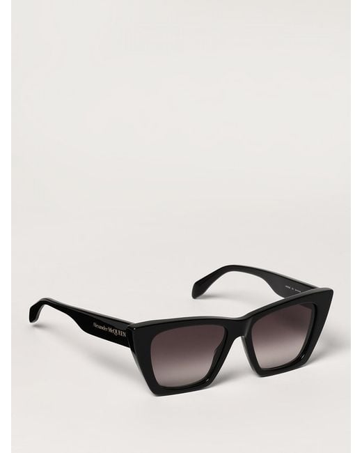 McQueen Natural Acetate Sunglasses