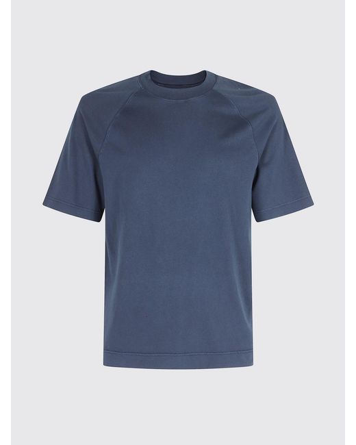 Circolo 1901 Blue Short-Sleeved Pure Cotton Crew Neck T-Shirt for men