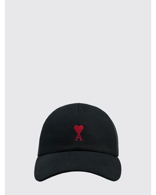 AMI Black Logo Baseball Cap for men