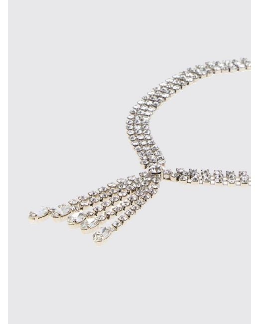 Alessandra Rich White Jewel