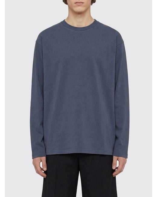 Jil Sander Blue Basic Cotton T-Shirt for men