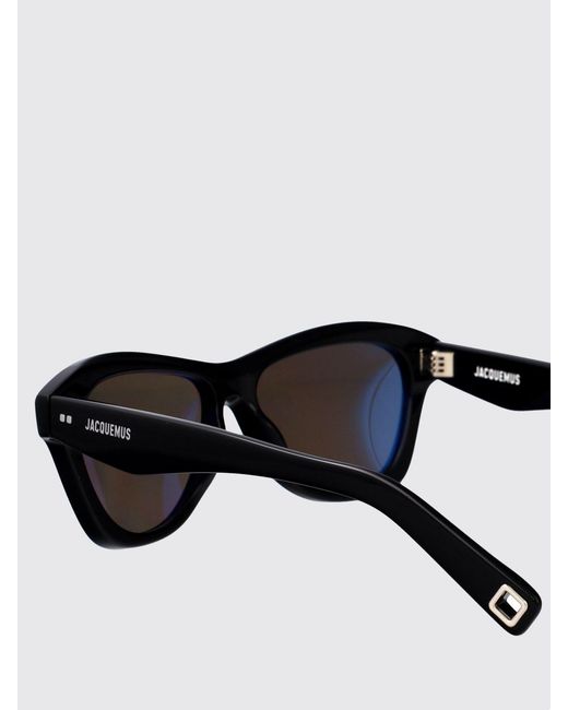 Jacquemus Black Rounded Cat-Eye Sunglasses for men