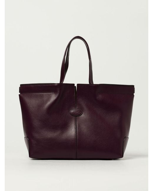 Tod's Purple Schultertasche Damen