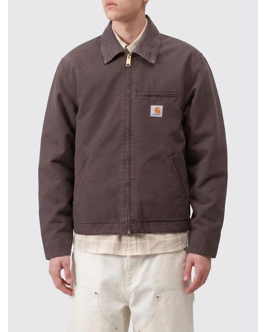 Carhartt Brown Detroit Shirt Jacket for men