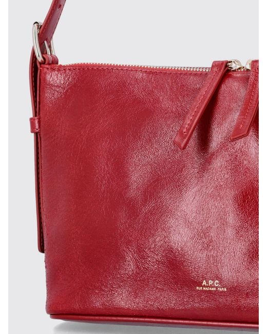 A.P.C. Red Handbag