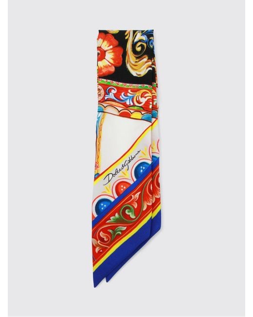 Dolce & Gabbana White Dolce &Amp Gabbana Scarf