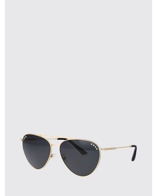 Jimmy Choo Metallic Aviator Sunglasses