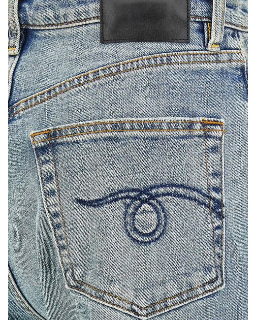 R13 Blue Denim Palazzo Jeans
