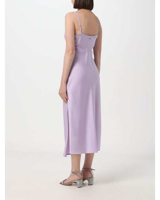 Armani Exchange Purple Dress