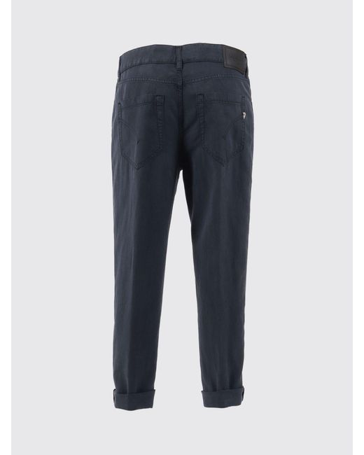 Dondup Blue Koons Cropped Fit Denim Jeans
