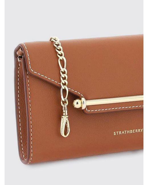 Strathberry Brown Mini-tasche
