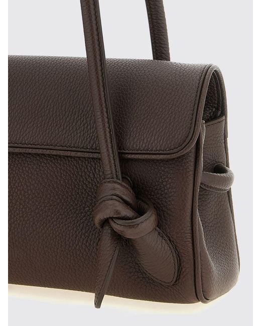 Jacquemus Brown Le Turismo Grained Calfskin Shoulder Bag With Logo