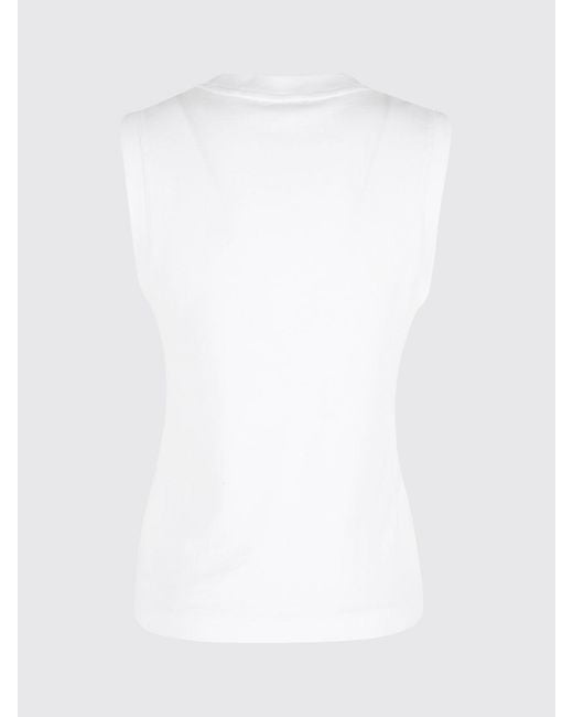 Vince White Basic Cotton Tank Top