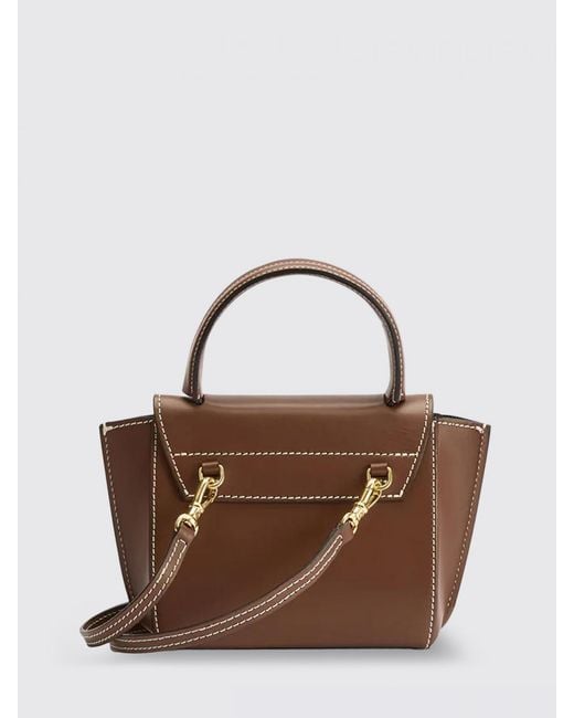 Atp Atelier Brown Montalcino Leather Handbag