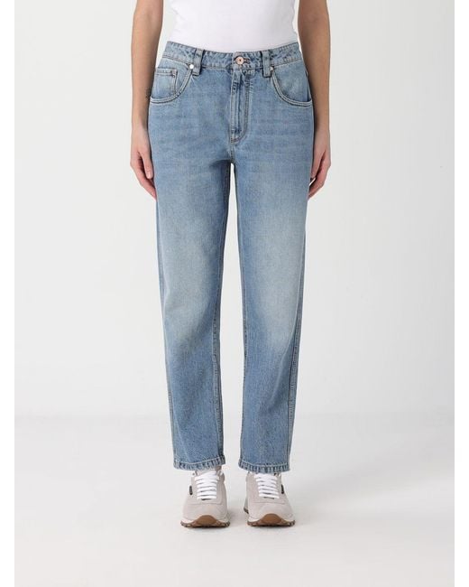 Brunello Cucinelli Blue Regular Fit Denim Jeans