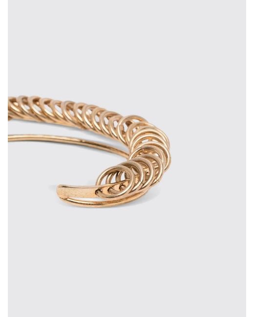 Panconesi White All-Around Chromed Brass Ear Cuff