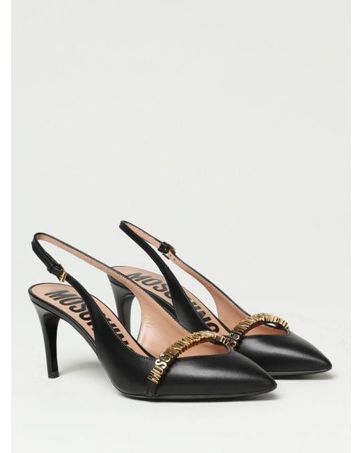 Moschino Couture Black High Heel Shoes