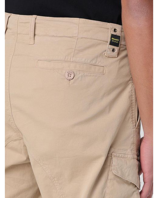 Blauer Shorts Herren in Natural für Herren