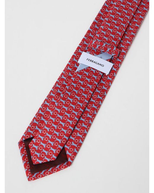 Ferragamo Red Tie for men