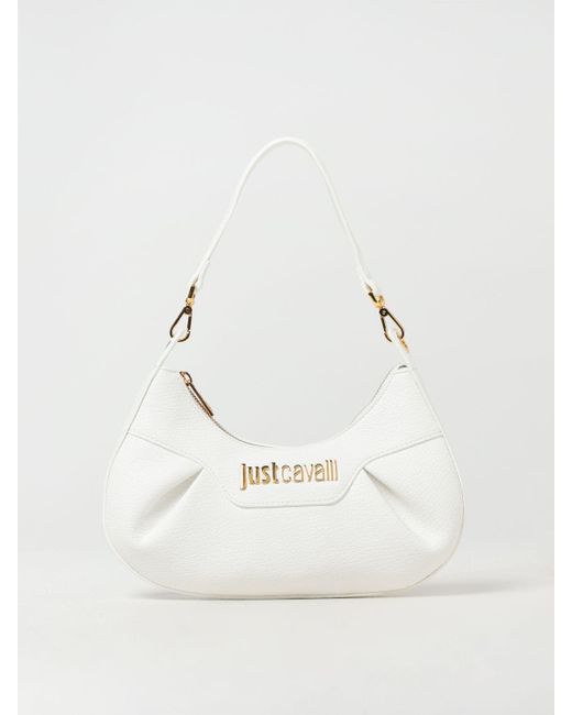 Just Cavalli White Handtasche Damen