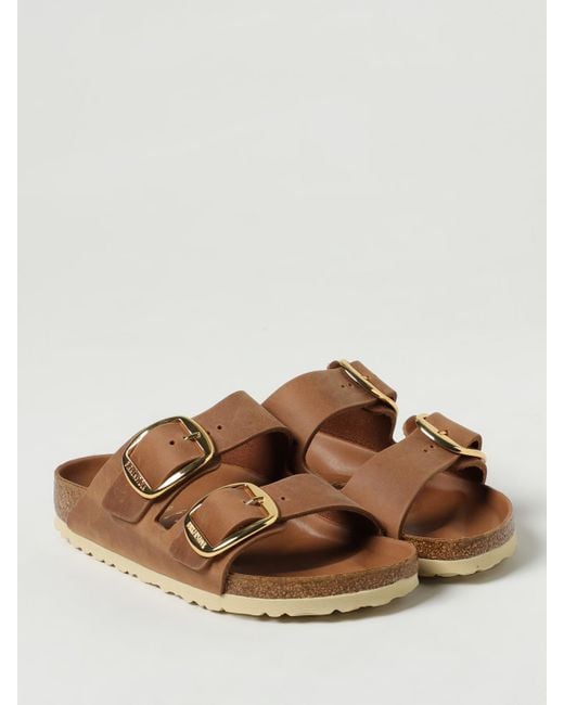 Birkenstock Brown Flat Sandals