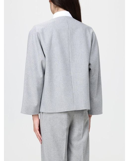 Liviana Conti Gray Jacket
