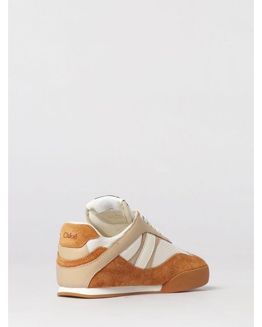 Chloé White ChloÉ Kick Leather Sneakers