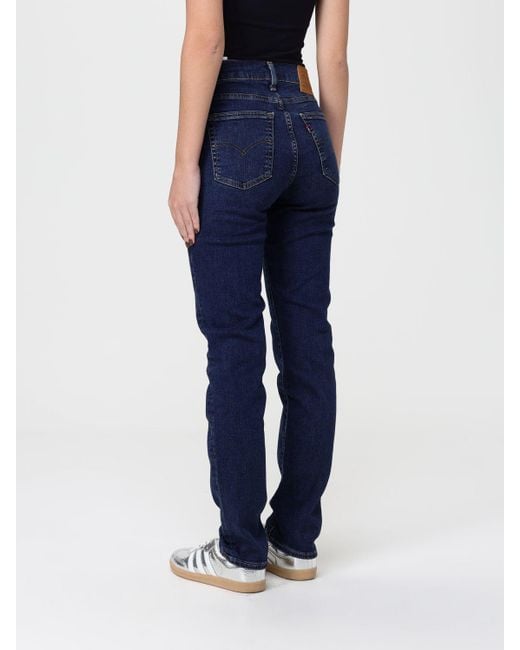 Levi's Blue 724 Cotton Blend Jeans