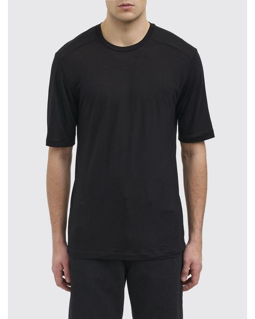 Paura Black Basic Cotton T-Shirt for men