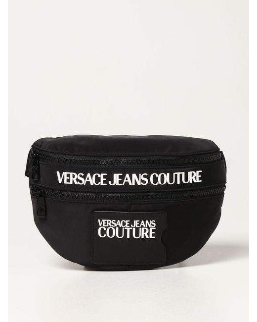 Mens Bags Belt Bags waist bags and bumbags Versace Jeans Couture Synthetic Bum Bag in Black for Men 