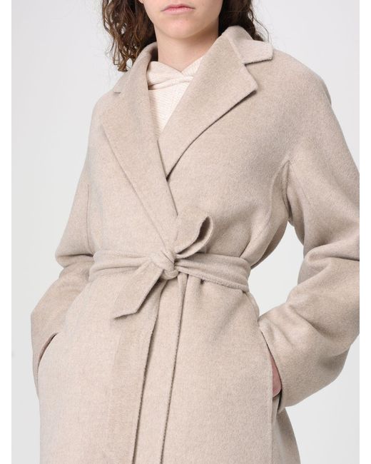 Max Mara Natural Cashmere Wrap Coat