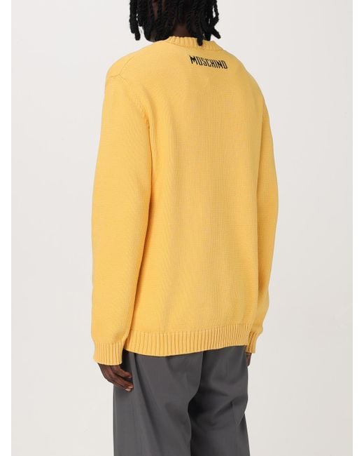 Pull Homme Moschino Couture pour homme en coloris Yellow
