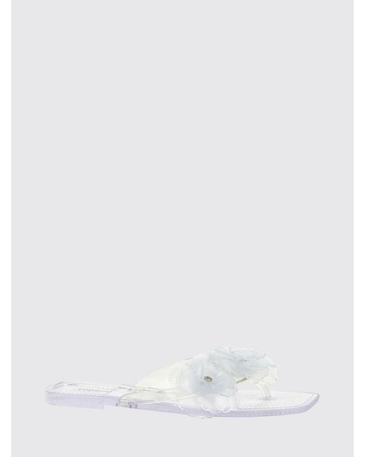 Coperni White Flower Sandals