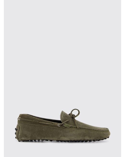 Aurélien Green Suede Driver Loafers for men