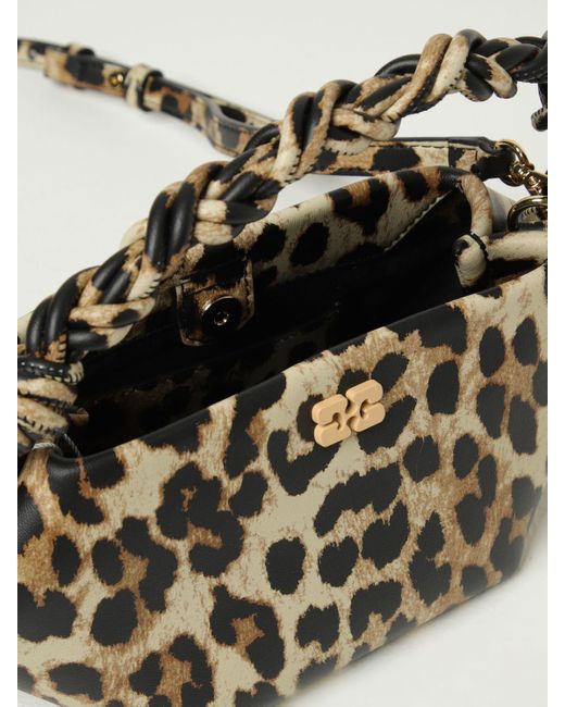Sac Porté Main Femme Ganni en coloris Metallic