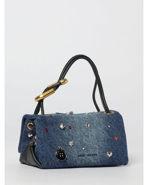 Marc Jacobs Blue The Trinket Charm Mini Dual Shoulder Bag