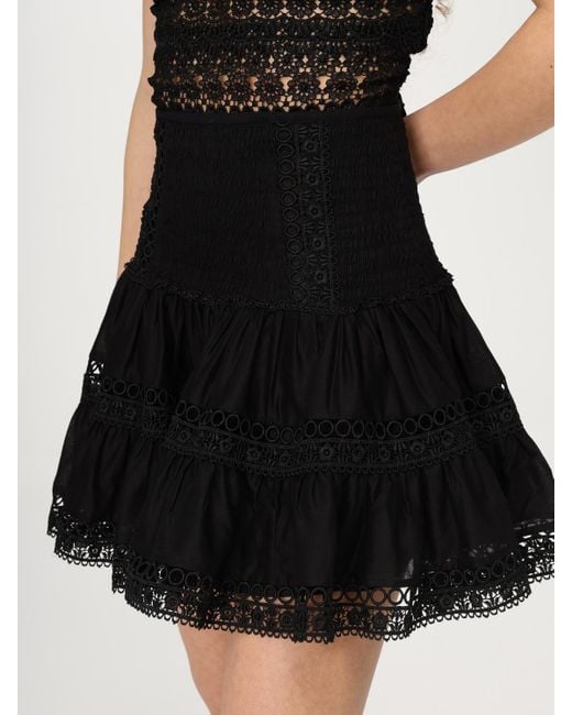 Falda Mujer Ibiza Charo Ruiz de color Black