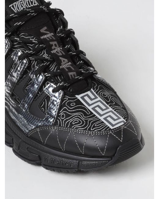 Sneakers Trigreca in tessuto e gomma di Versace in Black da Uomo