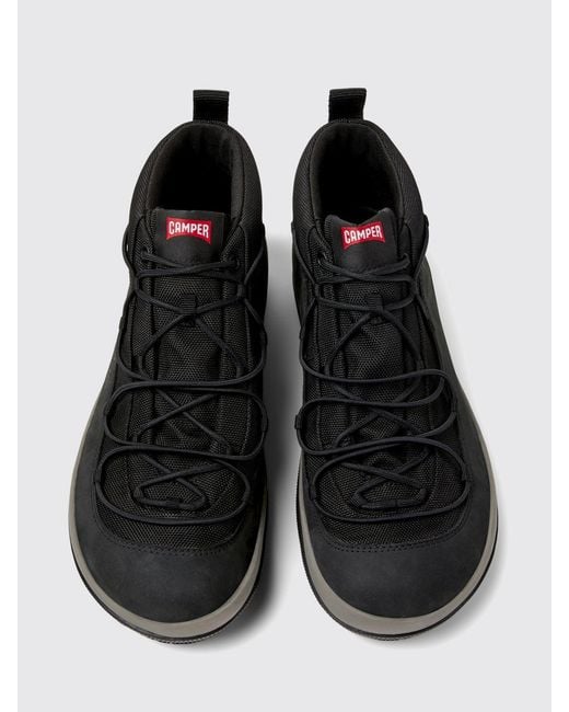 Camper Black Peu Pista Gm Gore-Tex And Nubuck Sneakers for men