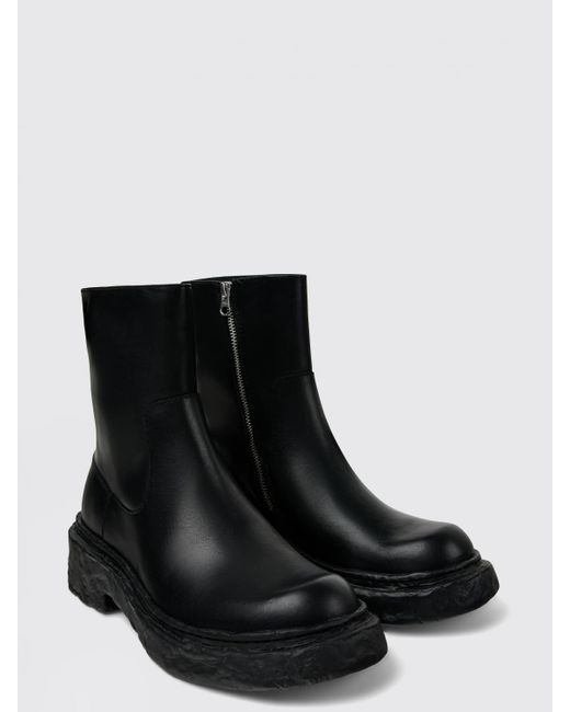 CAMPERLAB Black Vamonos Leather Ankle Boots for men