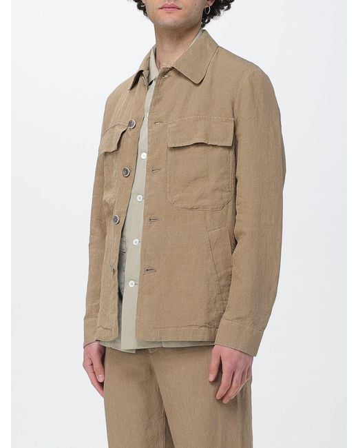 Barena Natural Linen Shirt Jacket for men