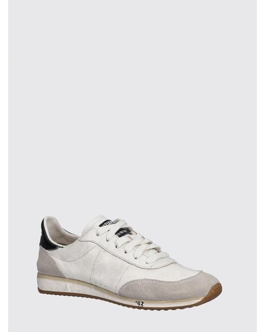 Patrizia Pepe White Used Leather Sneakers