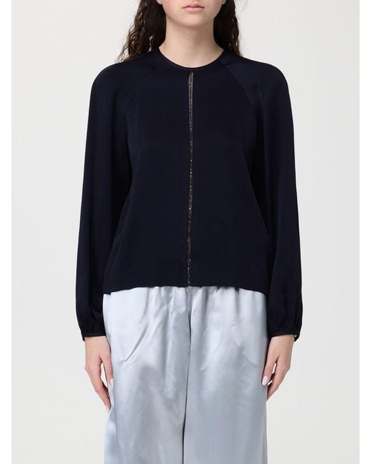 Fabiana Filippi Blue Organza Blouse