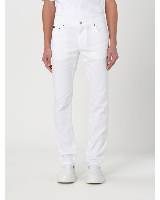 Jeans di Dolce & Gabbana in White da Uomo