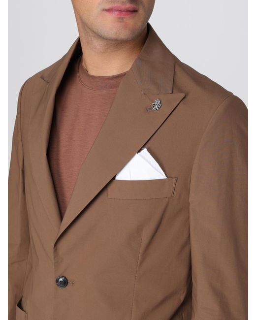 Daniele Alessandrini Brown Blazer for men