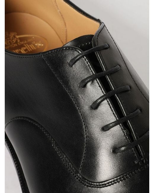 Church's White Consul Leather Oxford Shoes for men