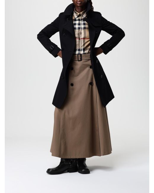 Sobretodo Mujer Burberry de color Blue