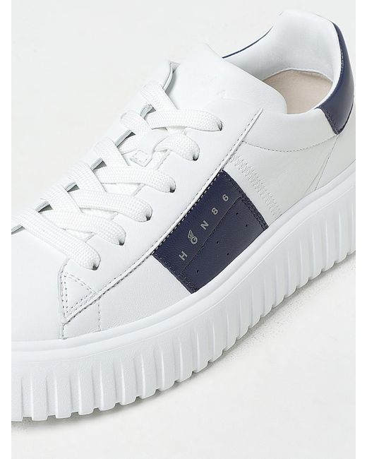 Hogan Blue Leather Sneakers for men
