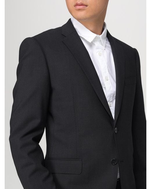 Emporio Armani Black Suit for men