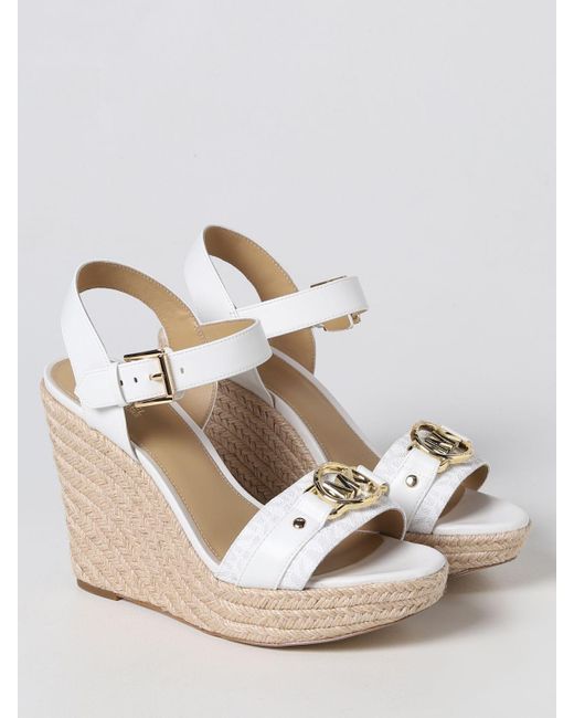 Michael Kors Wedge Shoes in Natural | Lyst UK